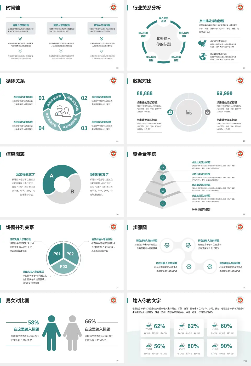 西宁市第一人民医院医院管理报告PPT模板16:9格式幻灯片预览图4