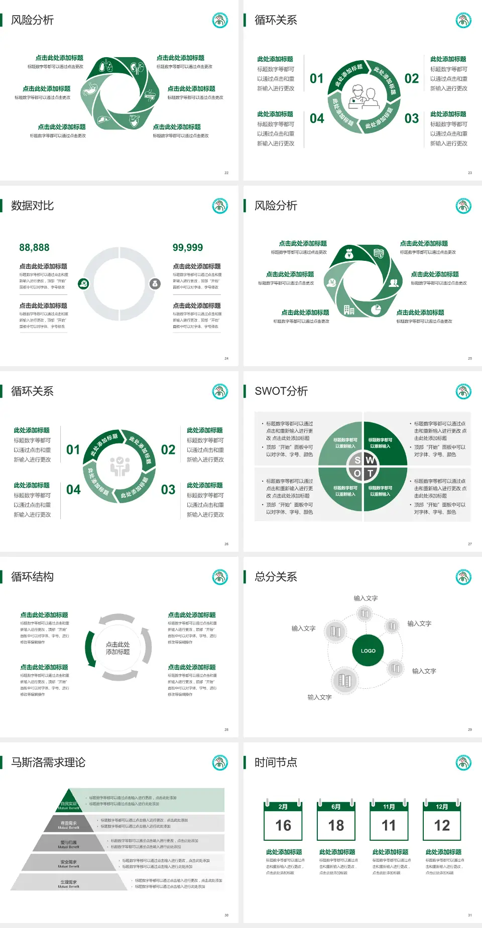 河南蒙古族自治县人民医院科研成果展示PPT模板4:3格式幻灯片预览图4