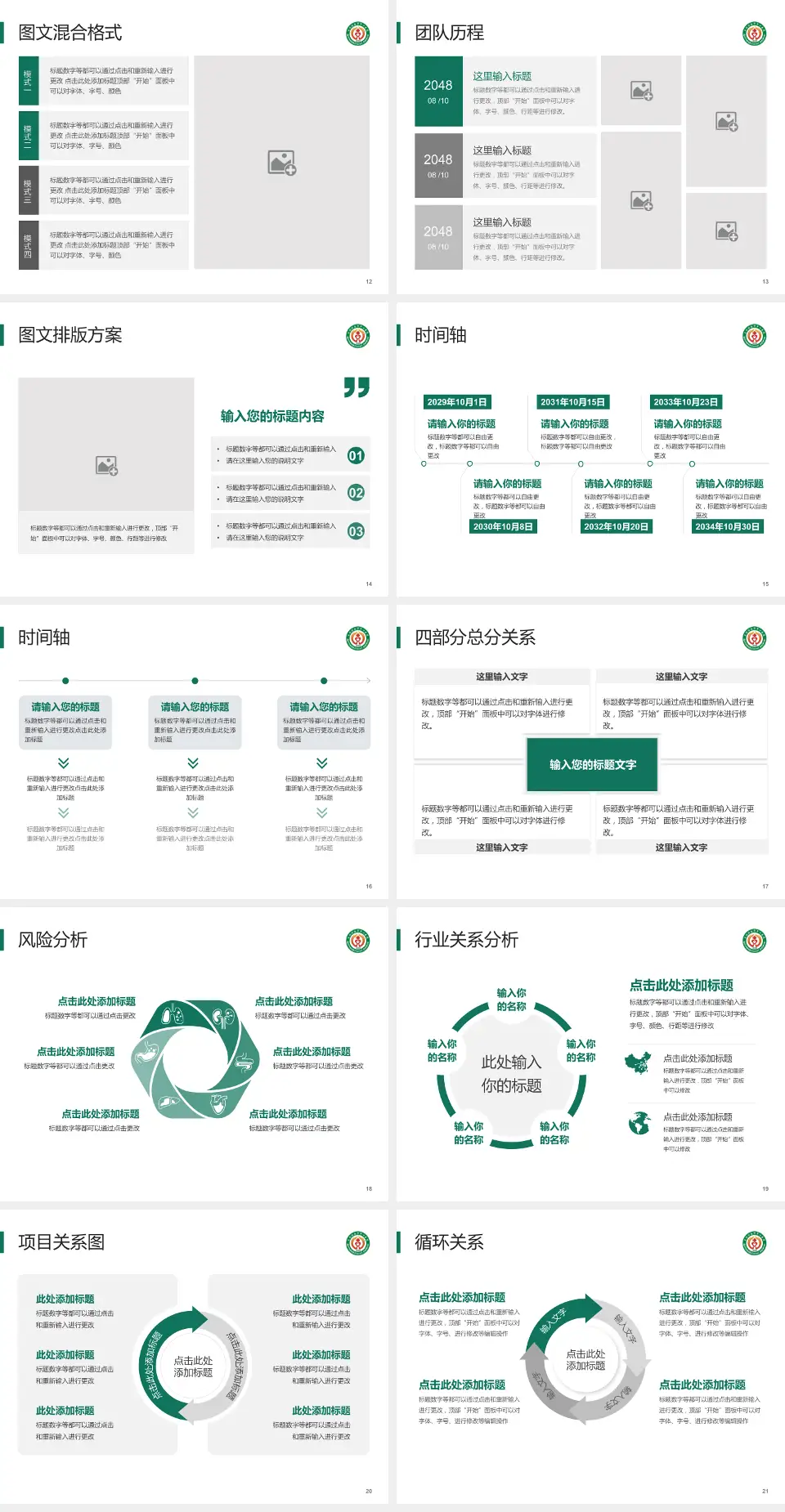 克拉玛依市中心医院项目申请与汇报PPT模板4:3格式幻灯片预览图3