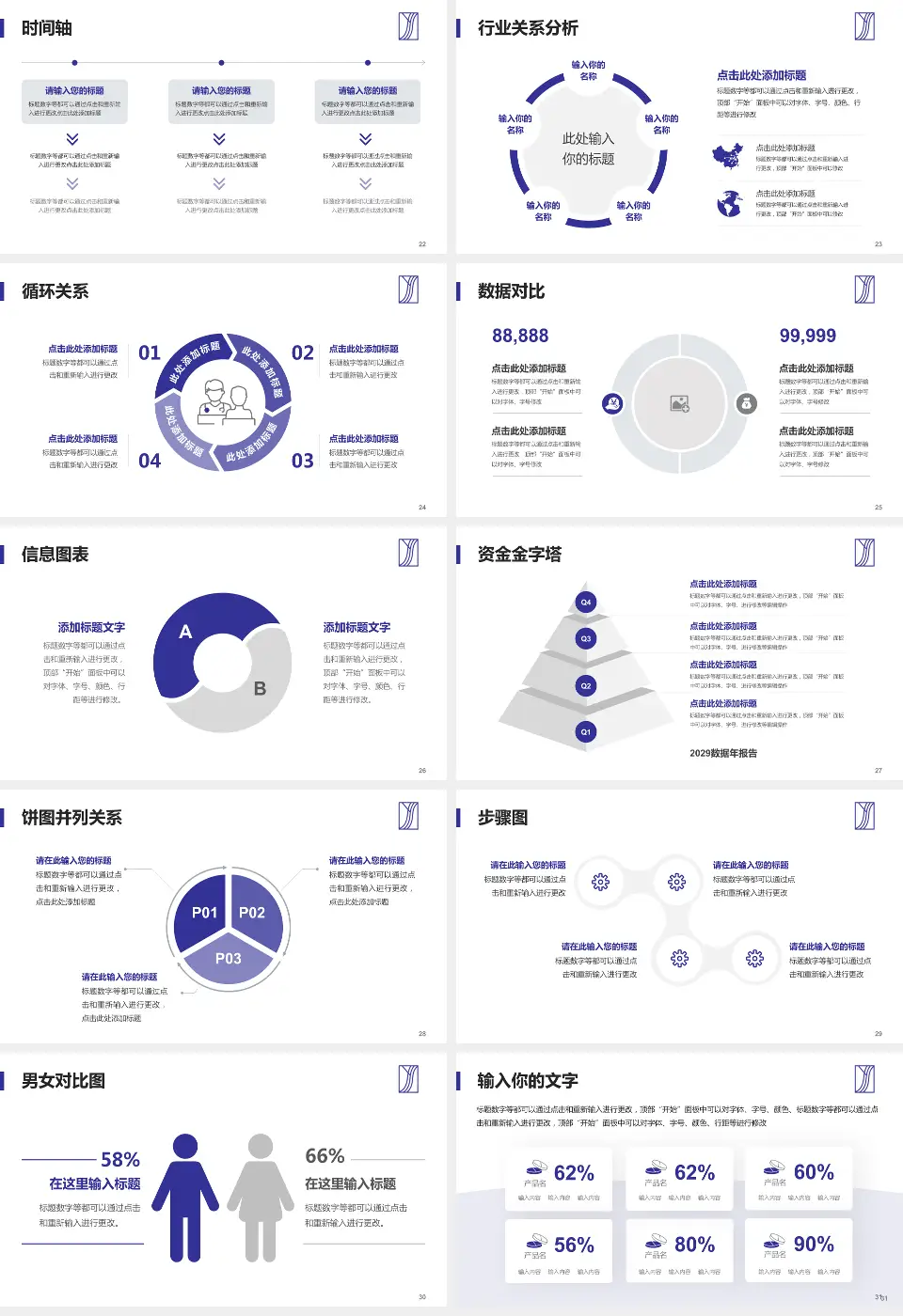 和信医院医院管理报告PPT模板16:9格式幻灯片预览图4