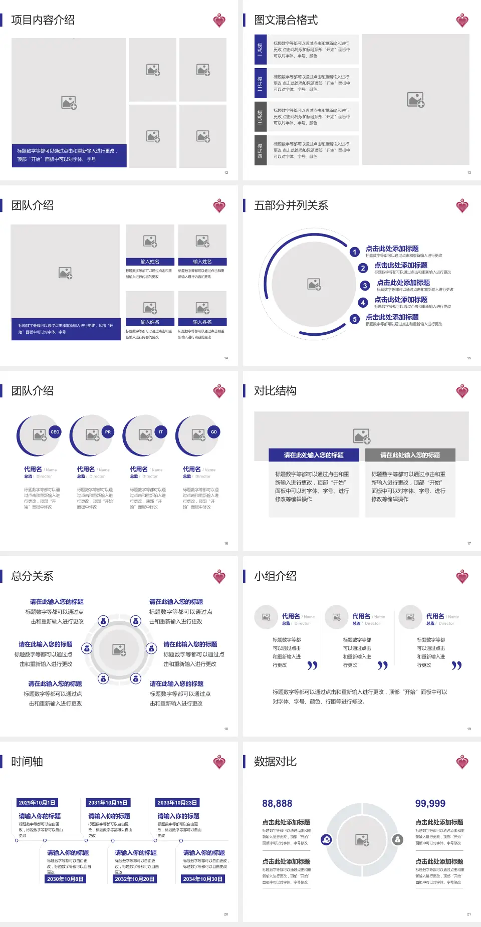 伊利沙伯医院医疗知识普及PPT模板4:3格式幻灯片预览图3