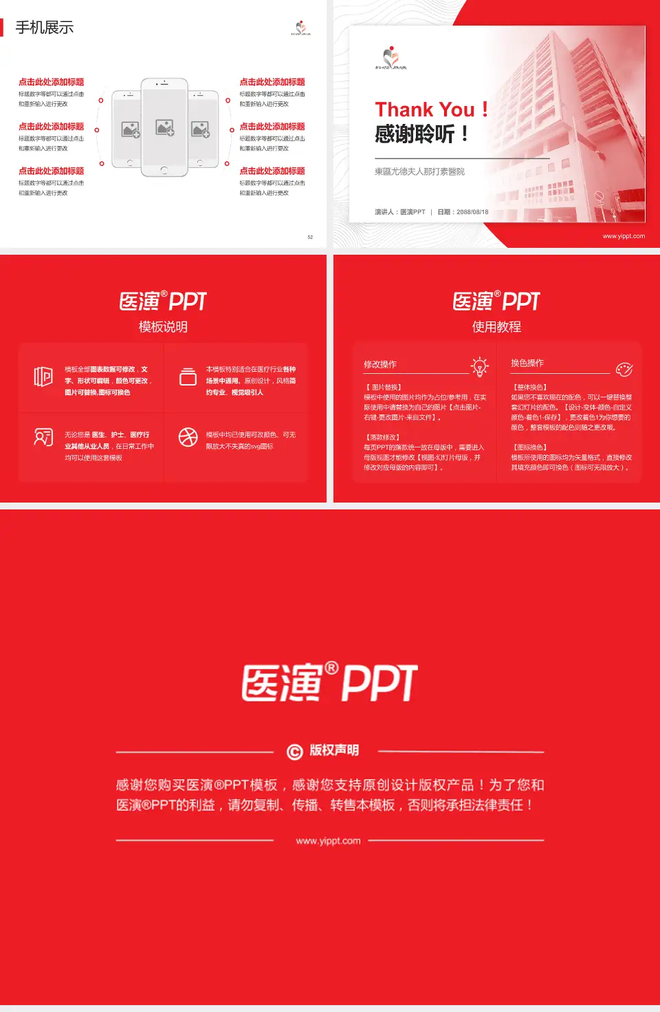 東區尤德夫人那打素醫院医院管理报告PPT模板4:3格式幻灯片预览图7