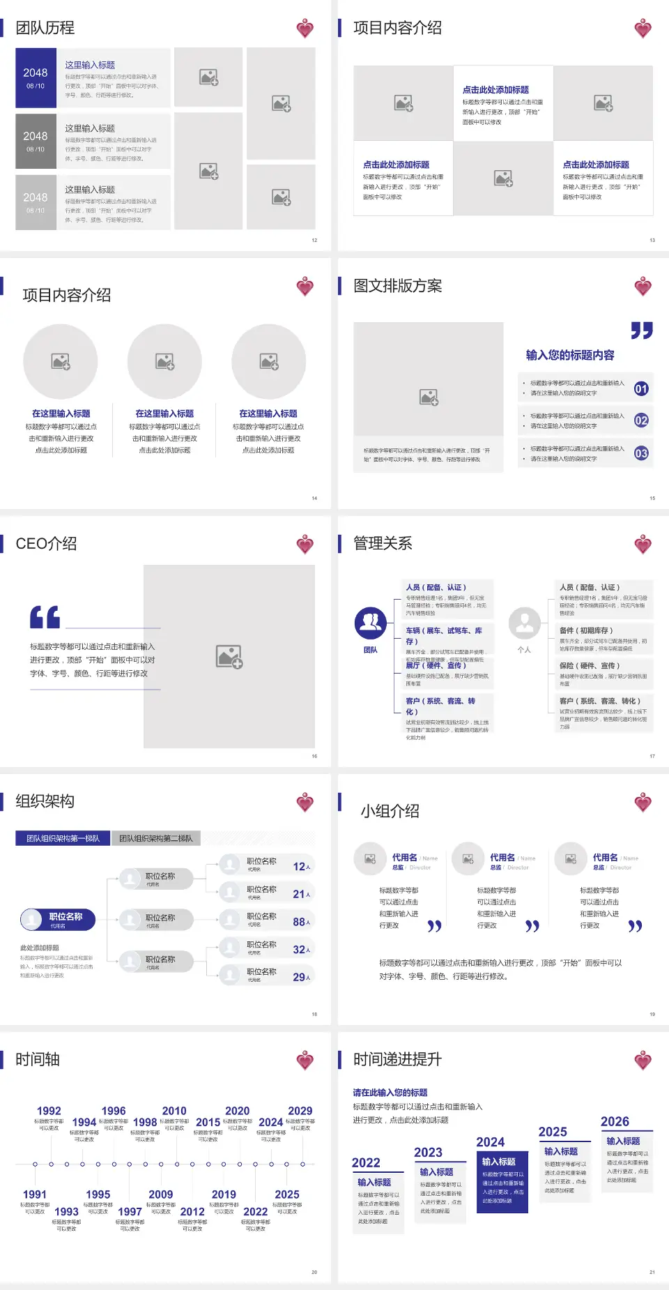 伊利沙伯医院医院管理报告PPT模板4:3格式幻灯片预览图3