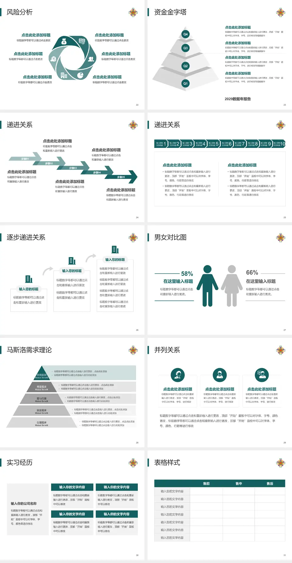 台北荣民总医院项目申请与汇报PPT模板4:3格式幻灯片预览图4