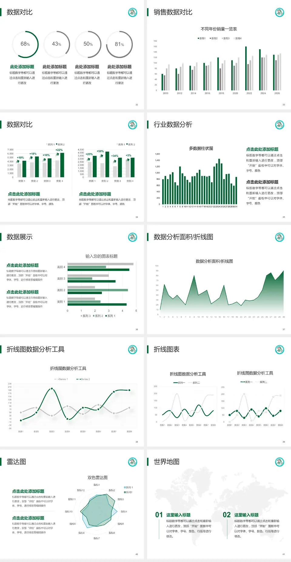 河南蒙古族自治县人民医院会议与研讨会PPT模板4:3格式幻灯片预览图5