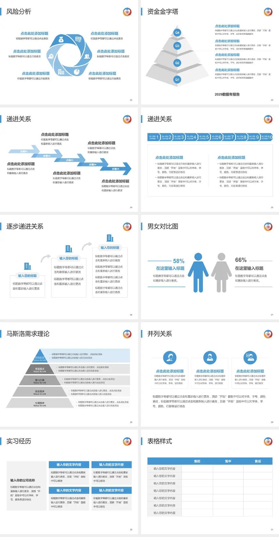 新疆心脑血管病医院项目申请与汇报PPT模板4:3格式幻灯片预览图4