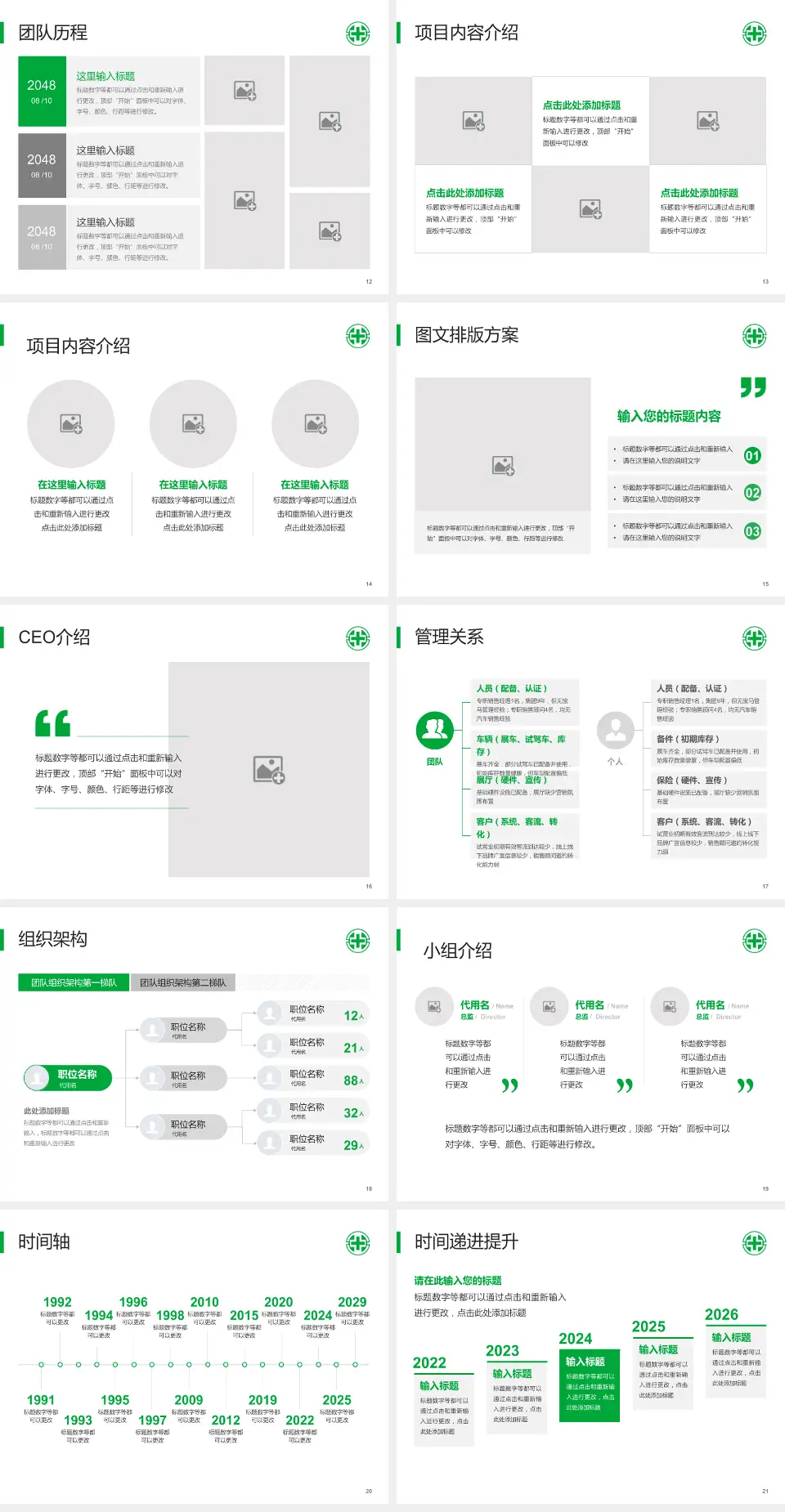 亚东纪念医院医院管理报告PPT模板4:3格式幻灯片预览图3
