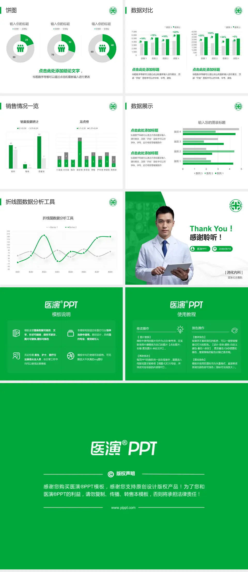 亚东纪念医院病例分享与讨论PPT模板4:3格式幻灯片预览图4