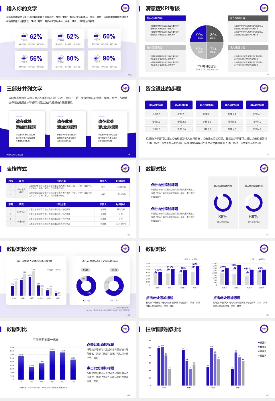 南和县医院科研成果展示PPT模板16:9格式幻灯片预览图5