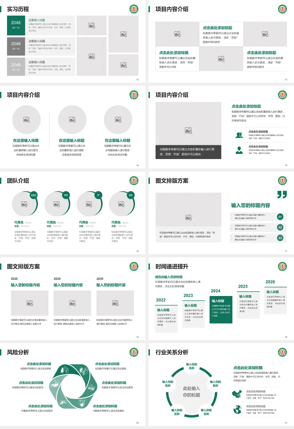 克拉玛依市中心医院个人求职应聘简历PPT模板16:9格式幻灯片预览图3