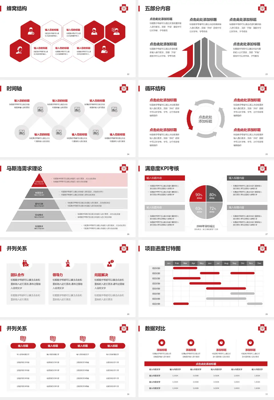 马偕纪念医院新竹院区医疗知识普及PPT模板16:9格式幻灯片预览图4