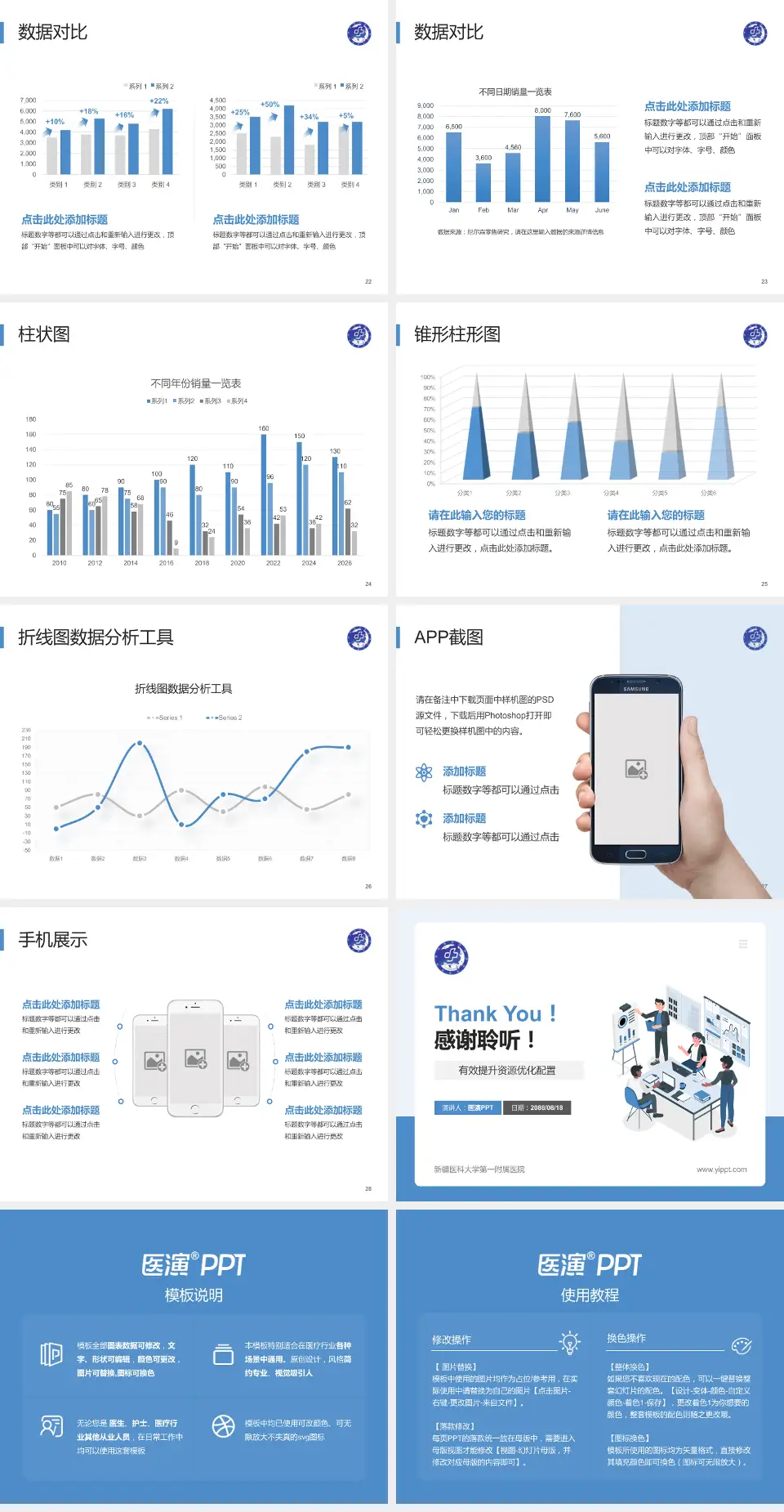 新疆医科大学第一附属医院财务与预算报告PPT模板4:3格式幻灯片预览图4