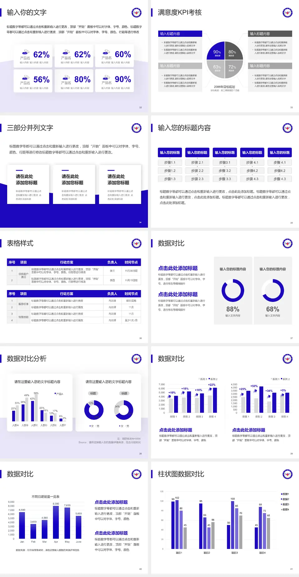 南和县医院科研成果展示PPT模板4:3格式幻灯片预览图5