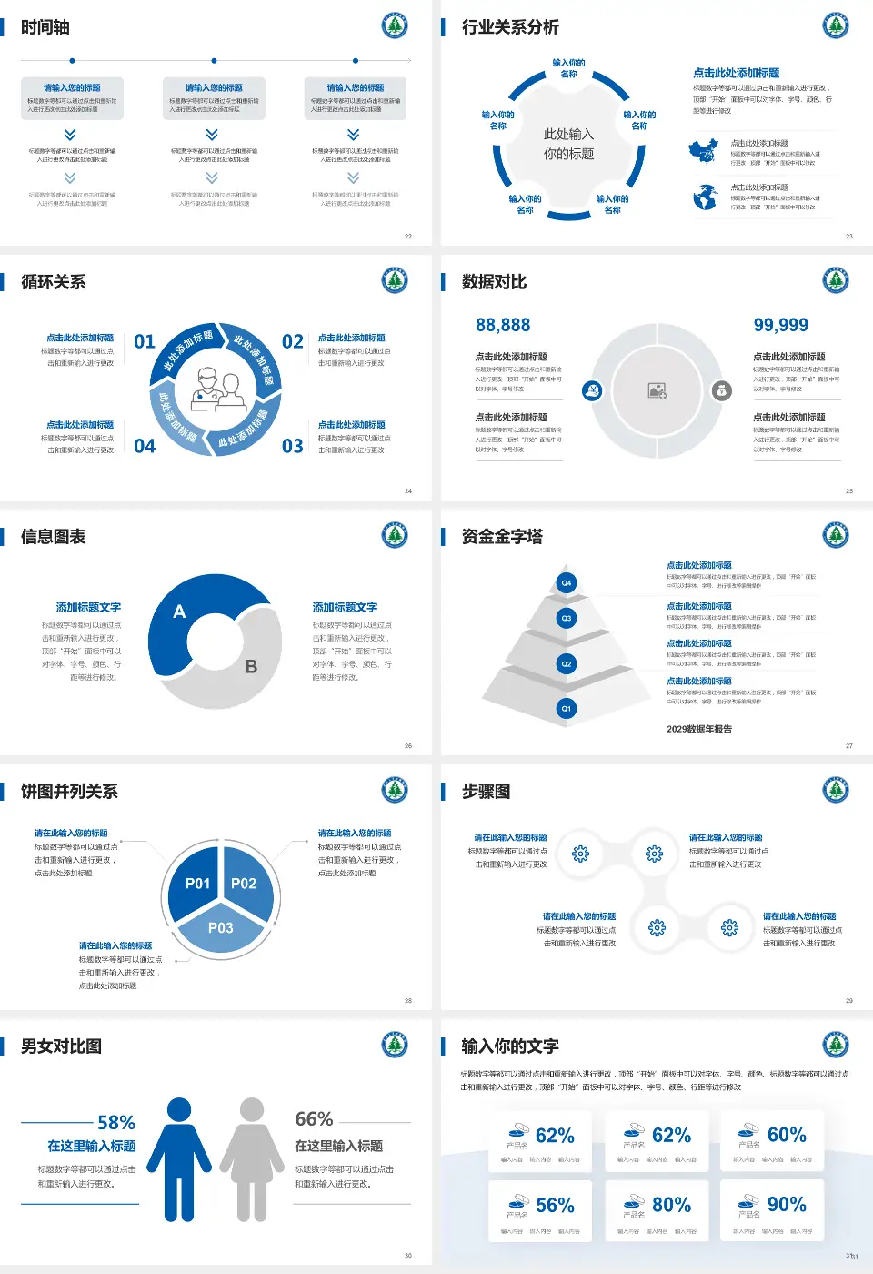 青海大学附属医院医院管理报告PPT模板16:9格式幻灯片预览图4