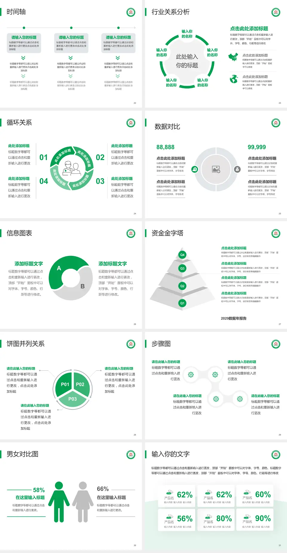 南宫市中医院医院管理报告PPT模板4:3格式幻灯片预览图4