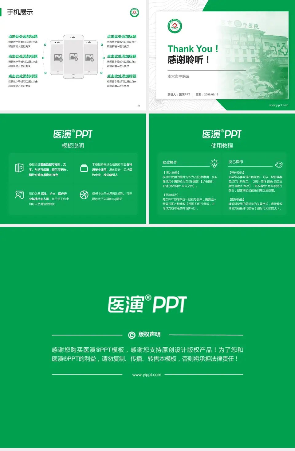 南宫市中医院医院管理报告PPT模板4:3格式幻灯片预览图7