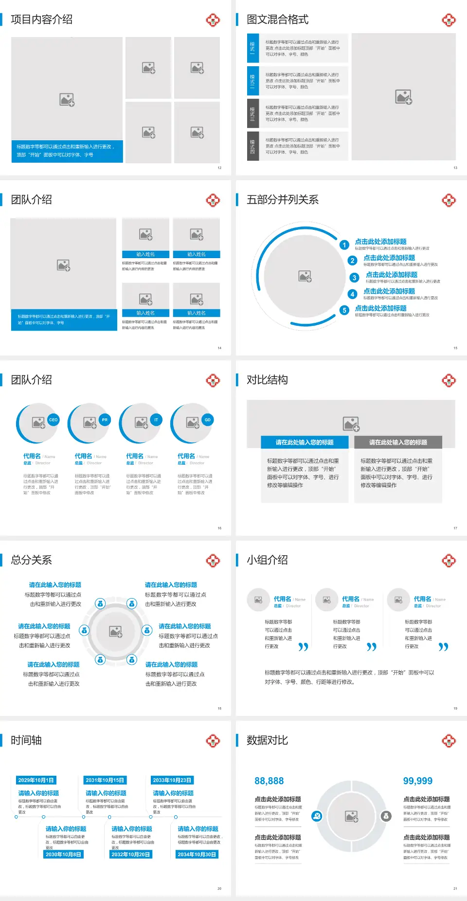 西宁市第二人民医院医疗知识普及PPT模板4:3格式幻灯片预览图3