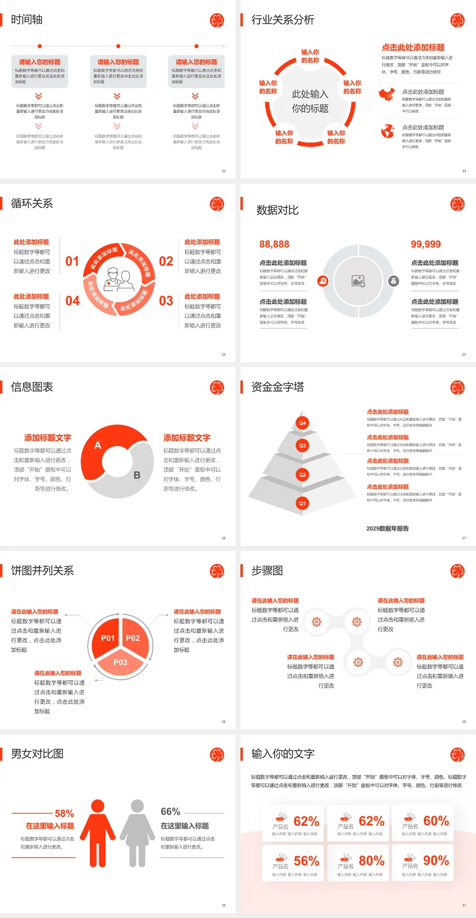 玛丽医院医院管理报告PPT模板4:3格式幻灯片预览图4
