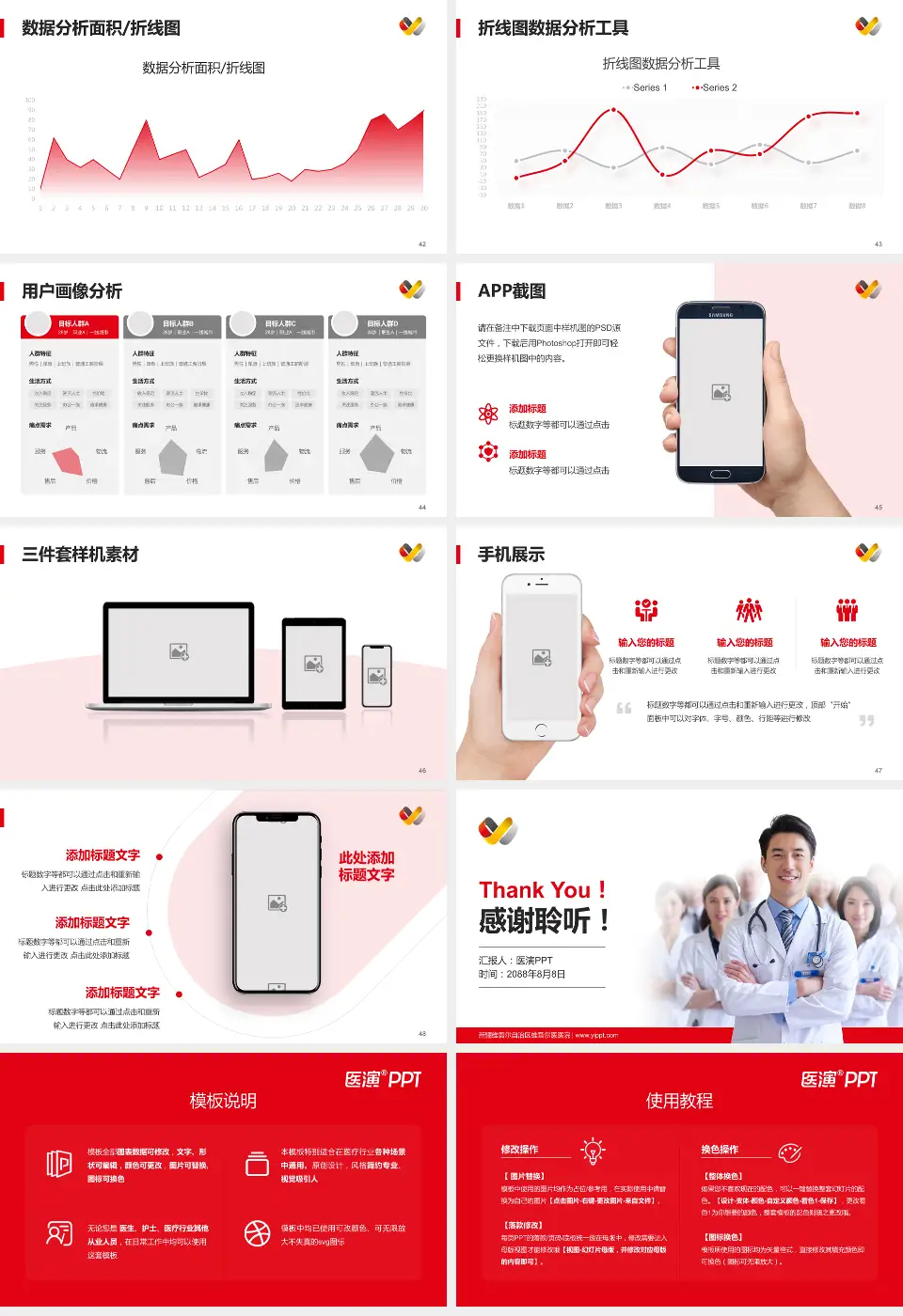 新疆维吾尔自治区维吾尔医医院科室介绍与推广PPT模板16:9格式幻灯片预览图6