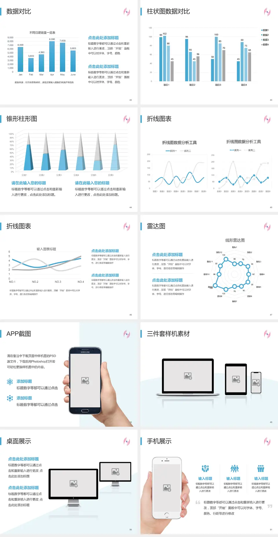 香港屯门医院医院管理报告PPT模板4:3格式幻灯片预览图6