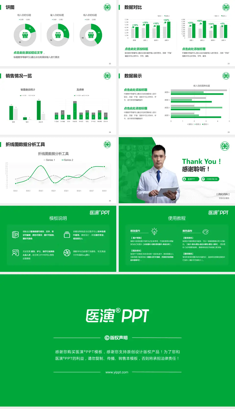 亚东纪念医院病例分享与讨论PPT模板16:9格式幻灯片预览图4