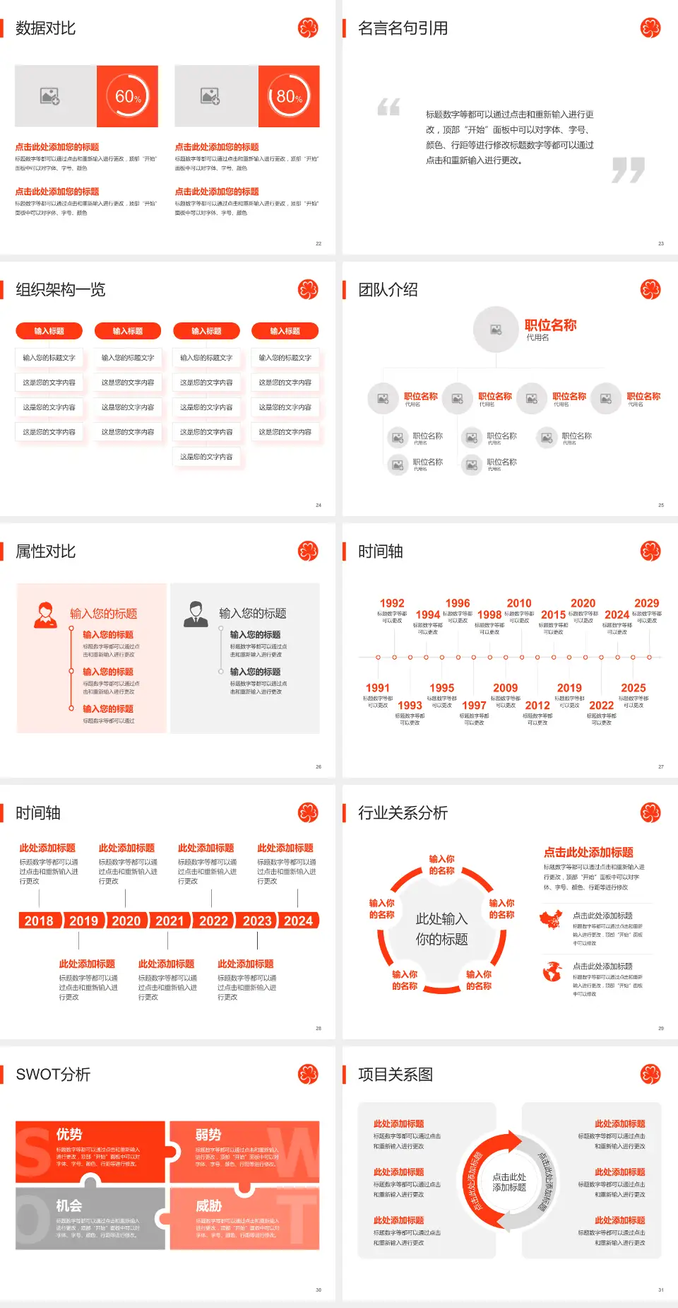 玛丽医院医院简介/日常通用PPT模板4:3格式幻灯片预览图4