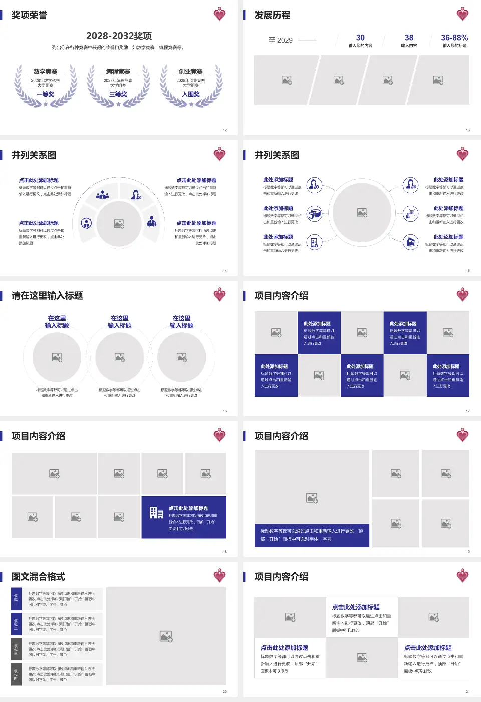 伊利沙伯医院护理专业职业生涯规划PPT模板16:9格式幻灯片预览图3