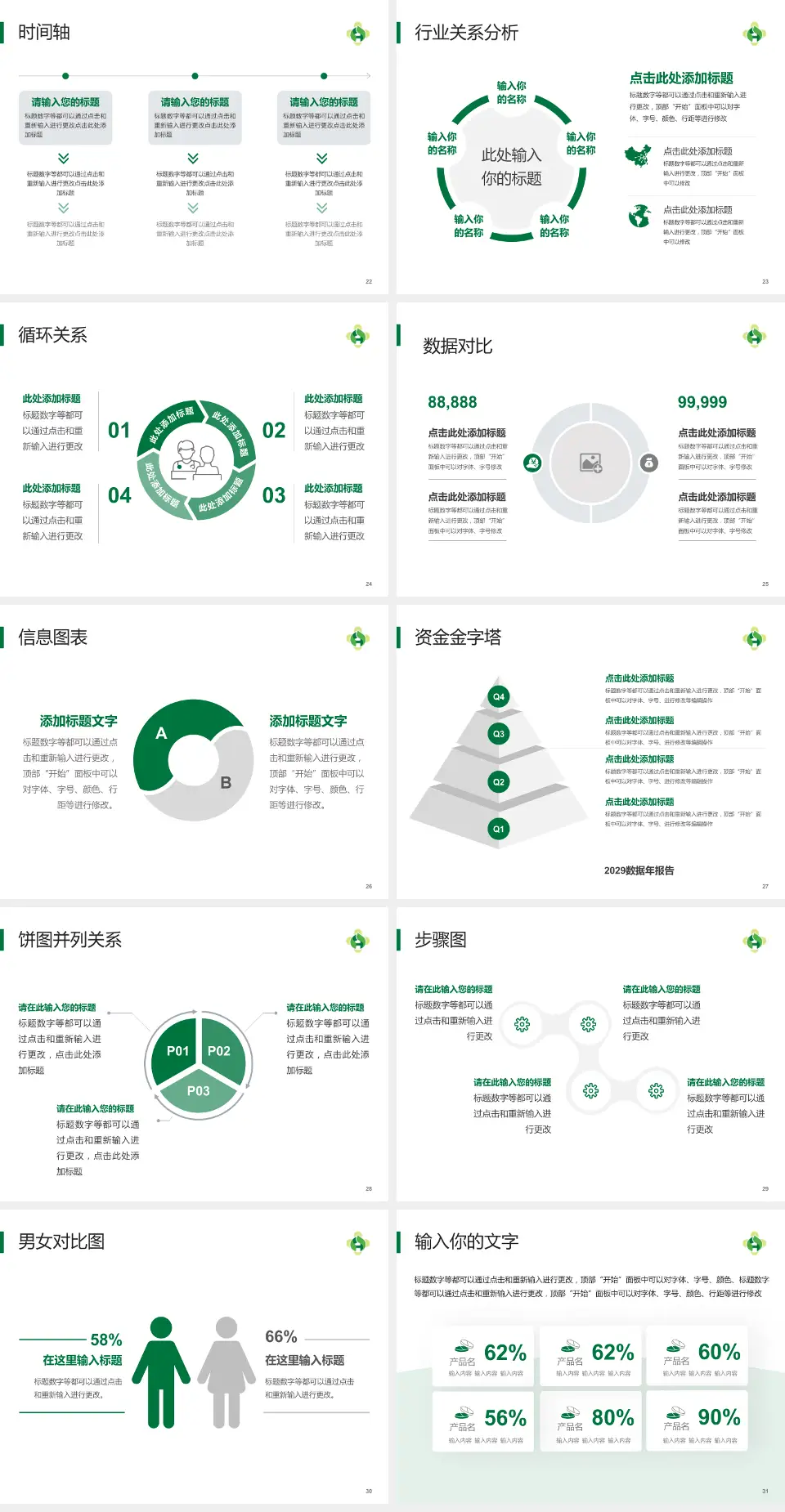 互助县人民医院医院管理报告PPT模板4:3格式幻灯片预览图4