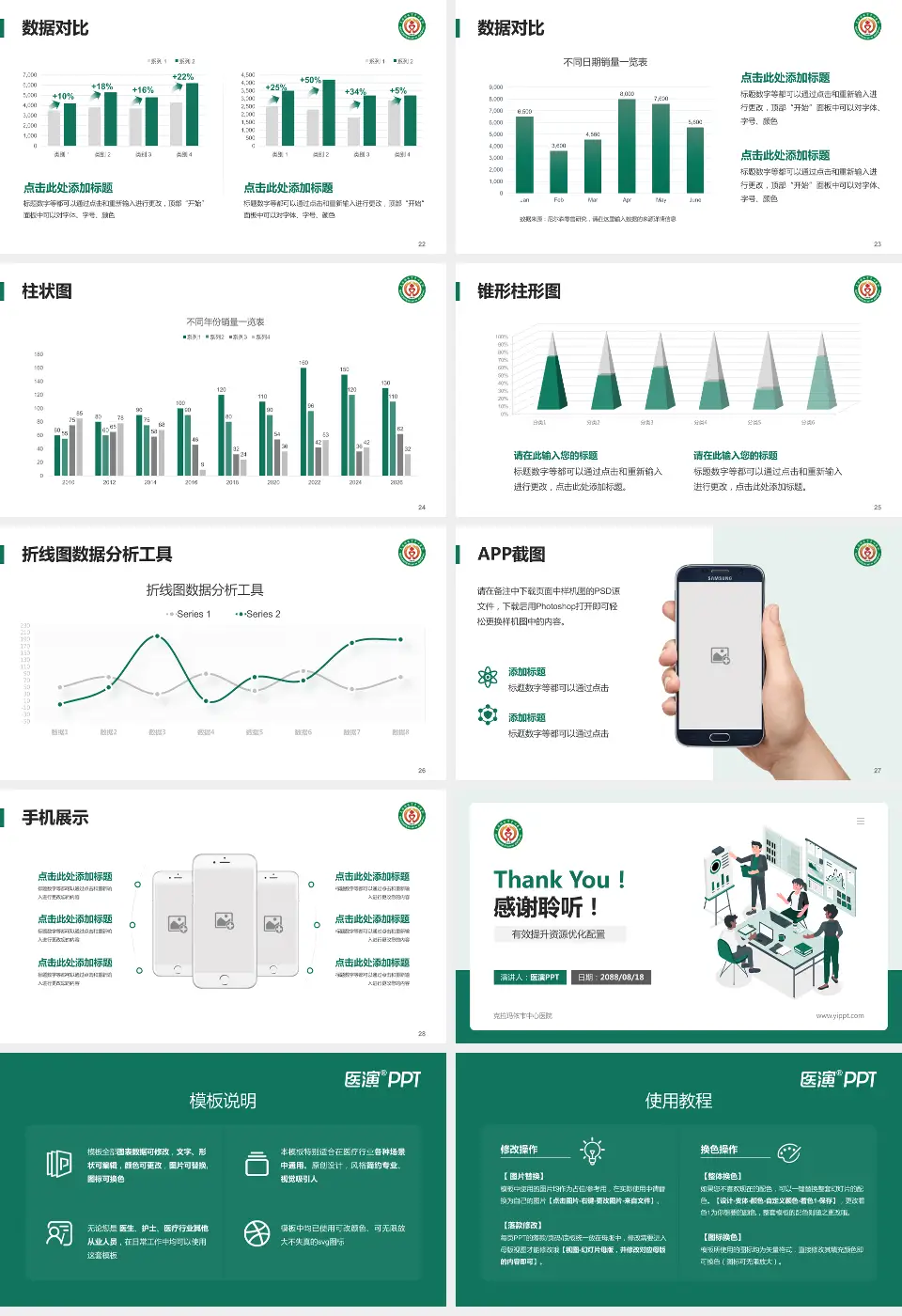 克拉玛依市中心医院财务与预算报告PPT模板16:9格式幻灯片预览图4