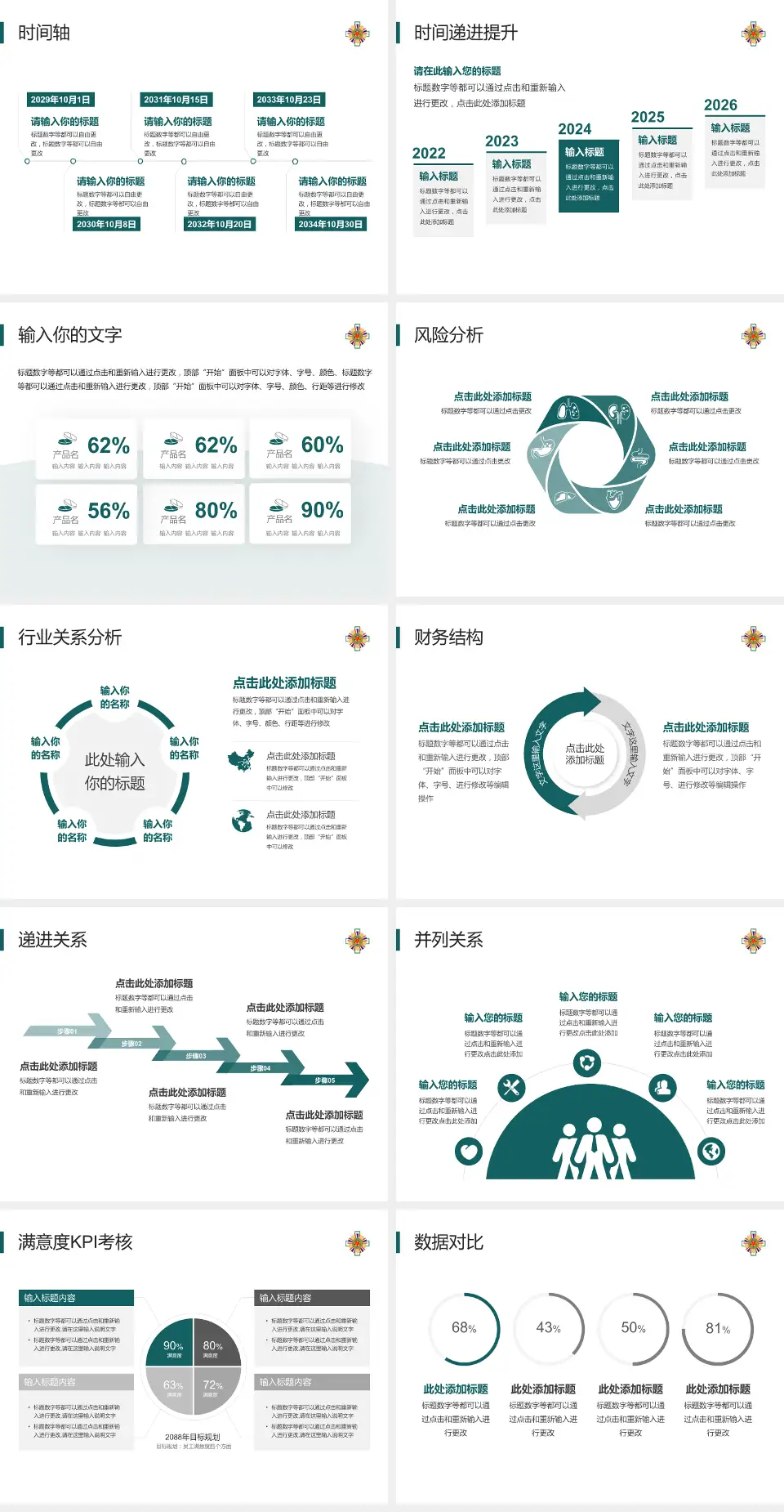 台北荣民总医院病例分享与讨论PPT模板4:3格式幻灯片预览图3