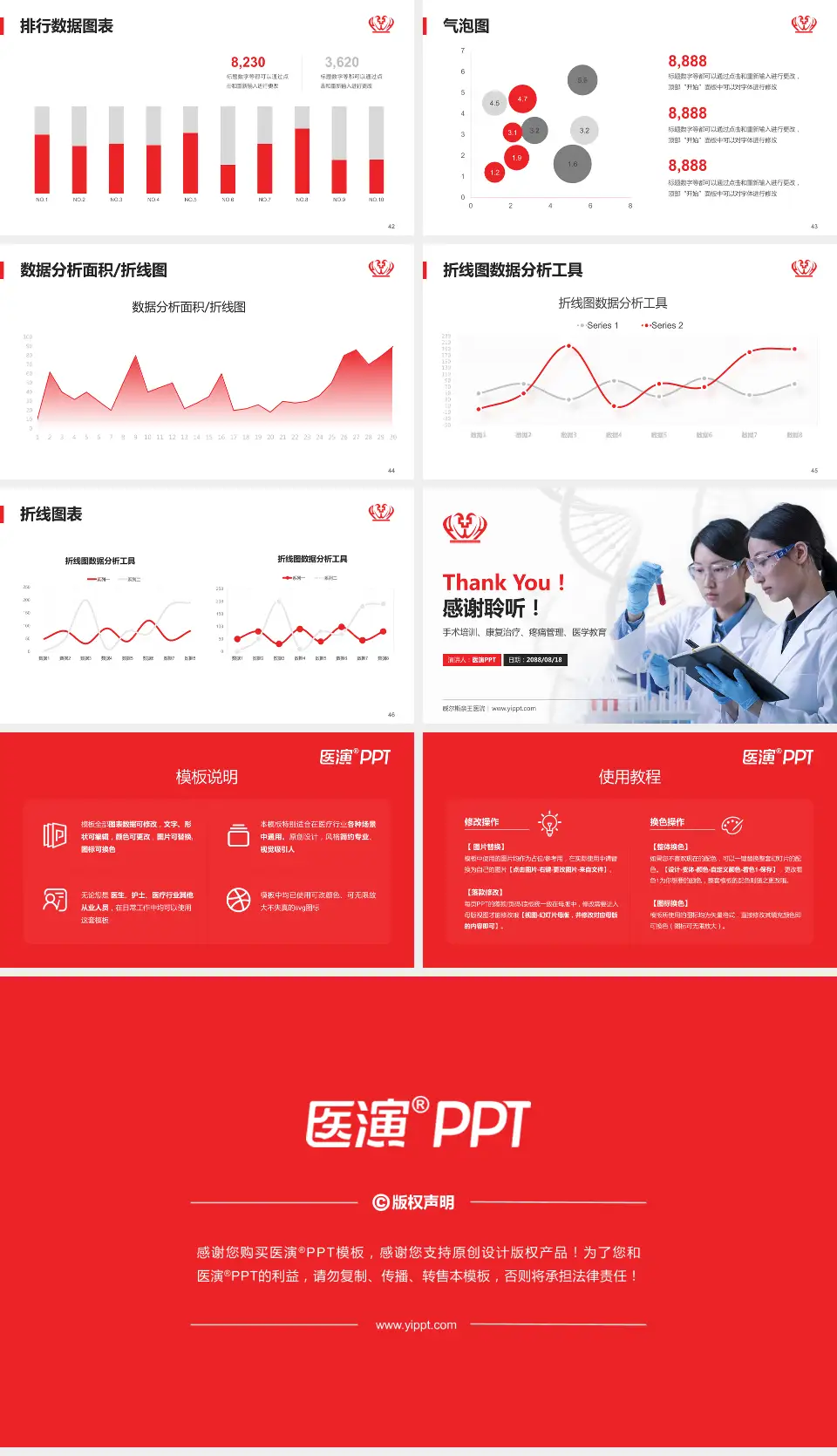 威尔斯亲王医院科研成果展示PPT模板16:9格式幻灯片预览图6