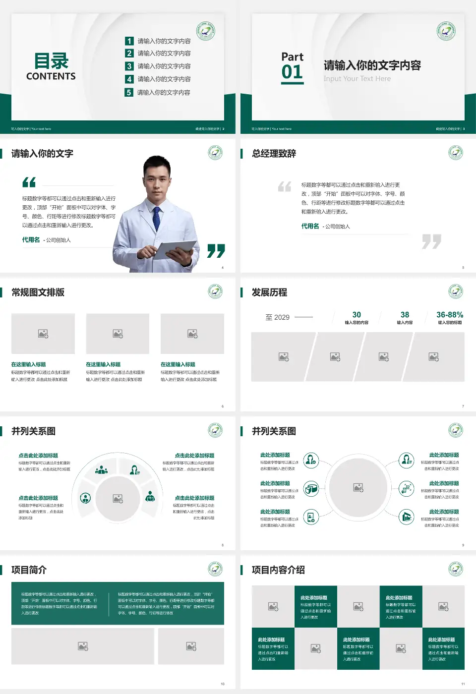 青海省第五人民医院医院管理报告PPT模板16:9格式幻灯片预览图2