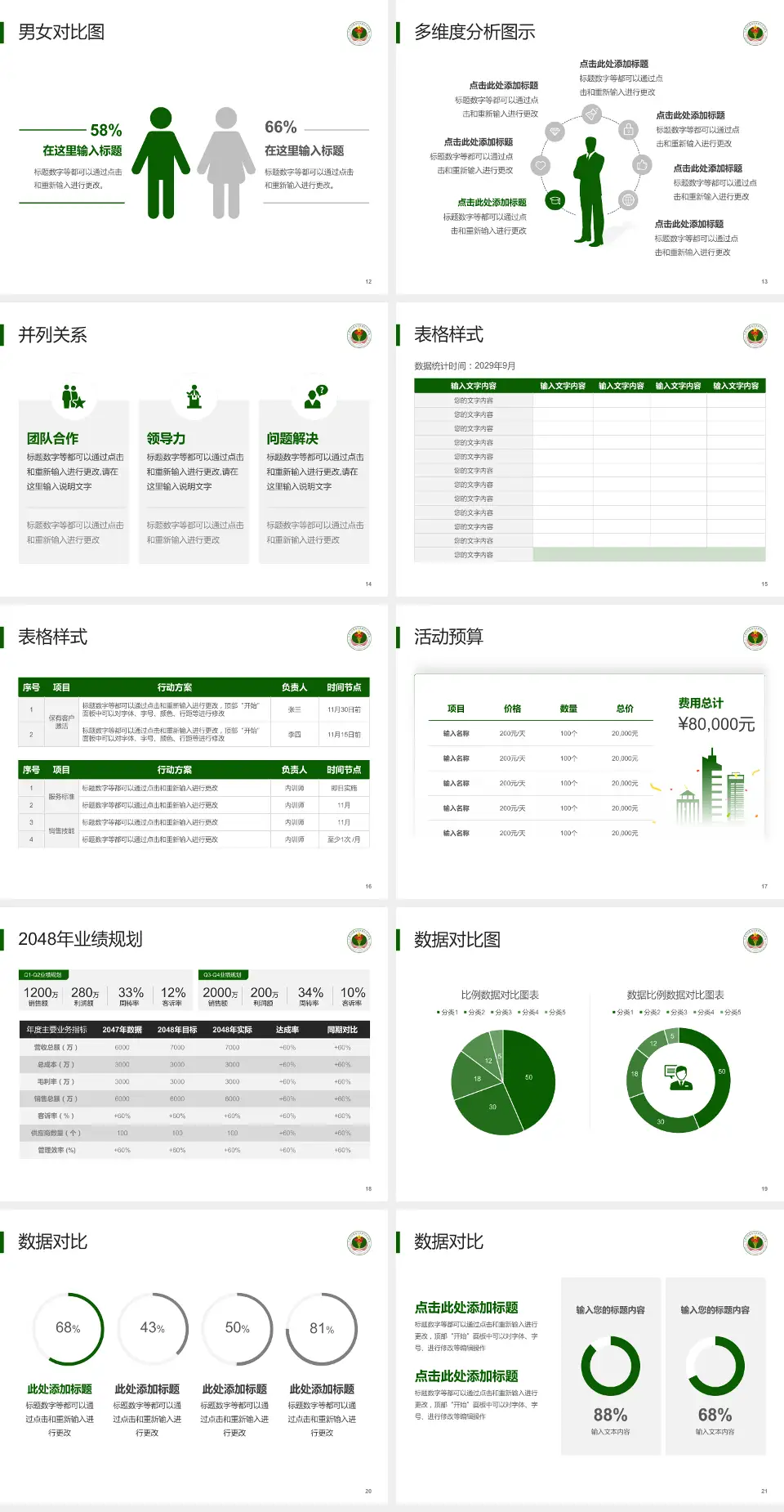 中国人民解放军西藏军区总医院财务与预算报告PPT模板4:3格式幻灯片预览图3