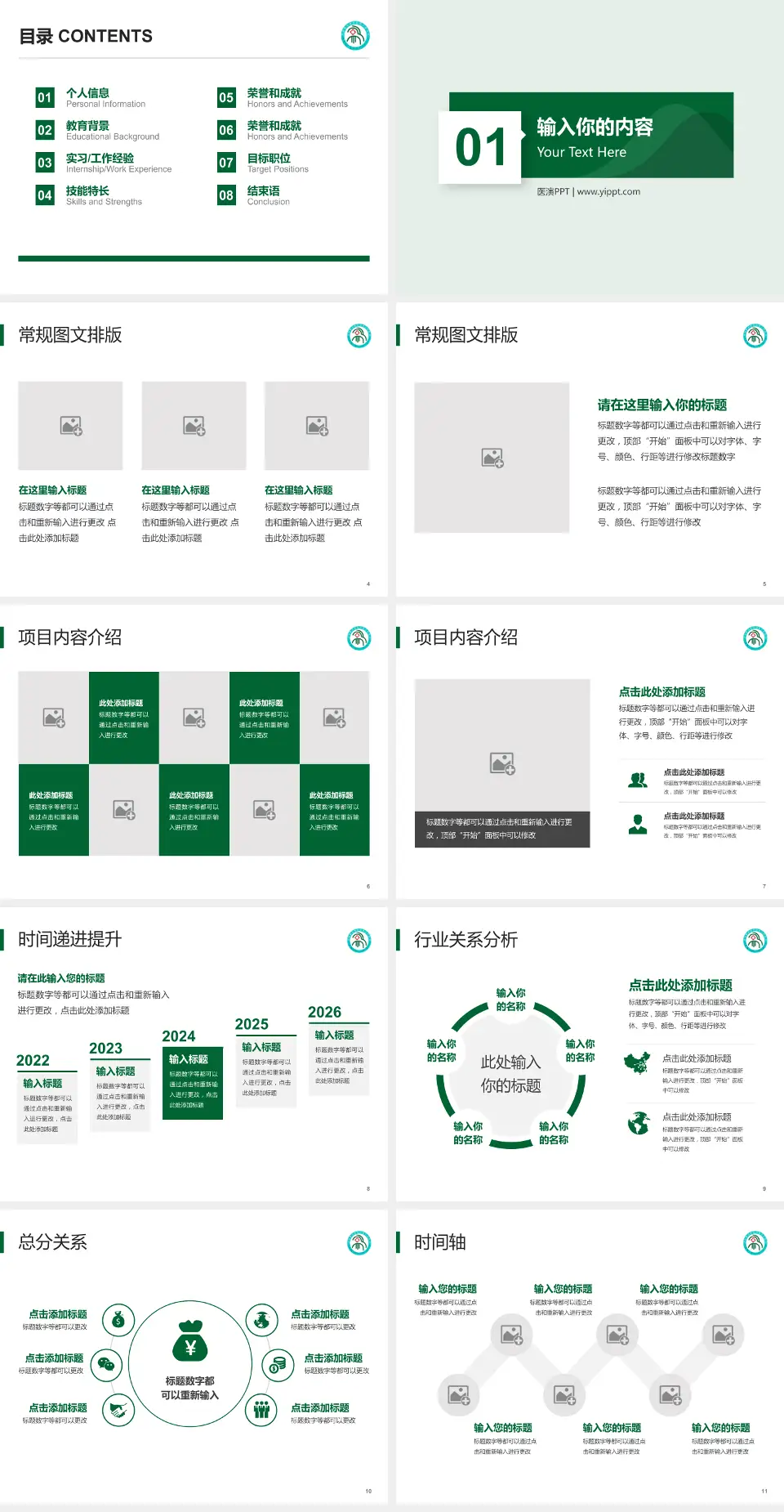 河南蒙古族自治县人民医院财务与预算报告PPT模板4:3格式幻灯片预览图2