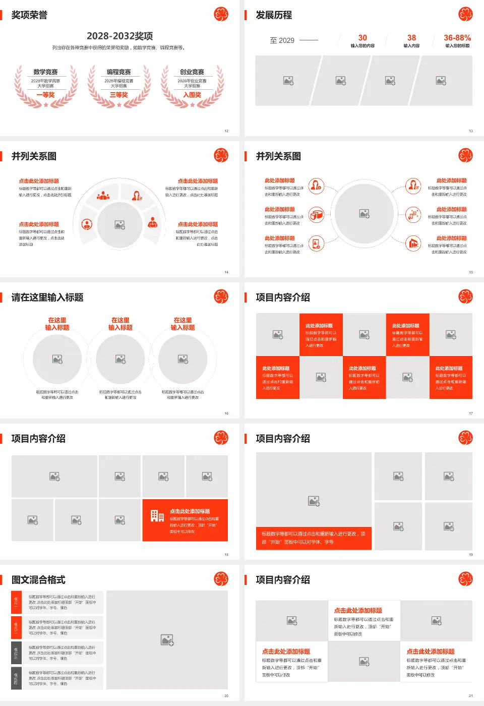 玛丽医院护理专业职业生涯规划PPT模板16:9格式幻灯片预览图3
