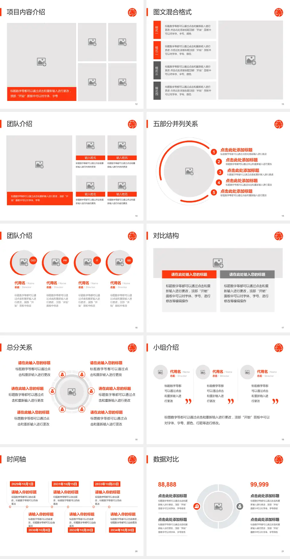 玛丽医院医疗知识普及PPT模板4:3格式幻灯片预览图3