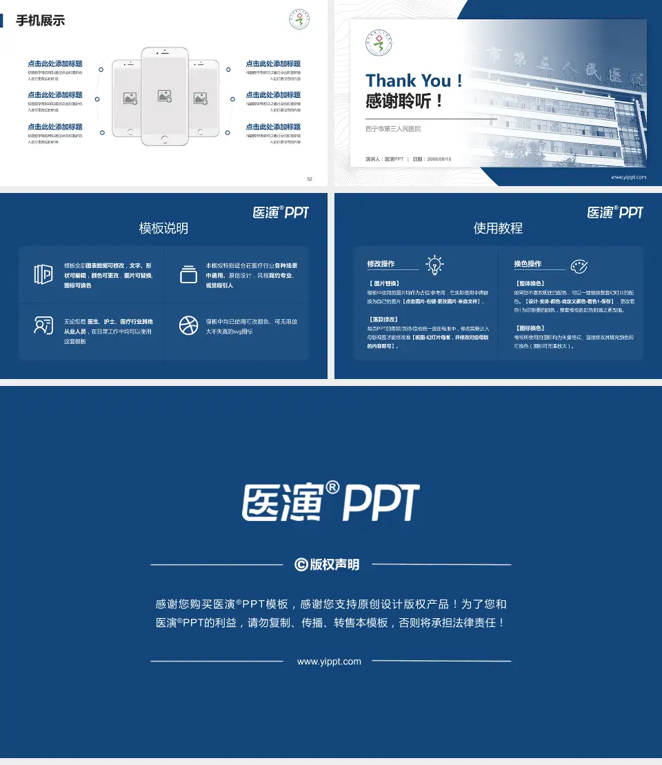 西宁市第三人民医院医院管理报告PPT模板16:9格式幻灯片预览图7