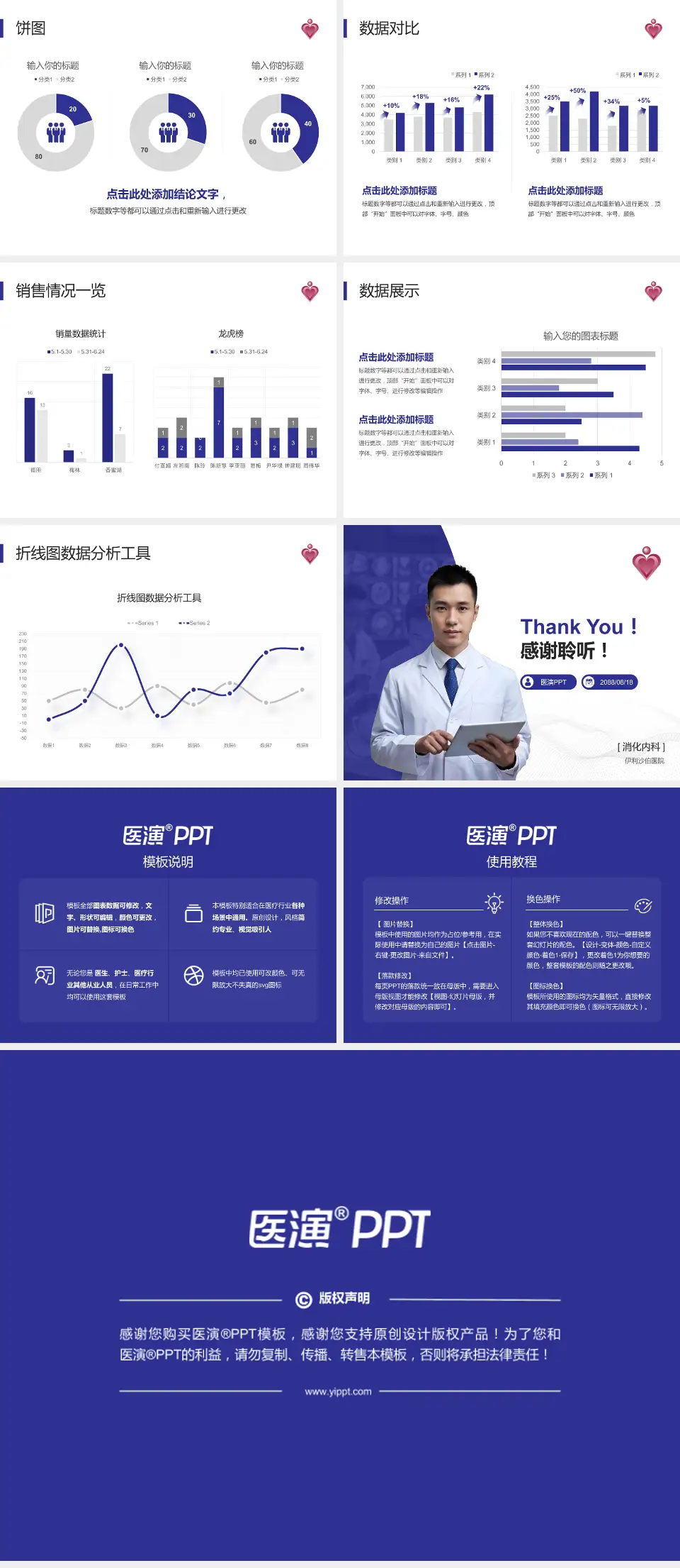 伊利沙伯医院病例分享与讨论PPT模板4:3格式幻灯片预览图4