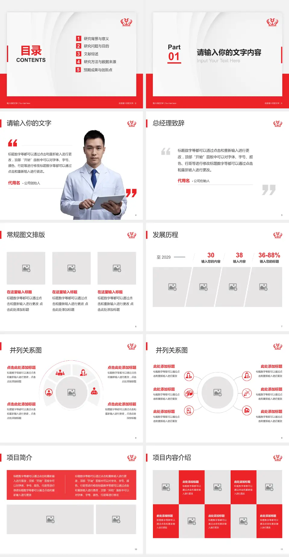 威尔斯亲王医院医院管理报告PPT模板4:3格式幻灯片预览图2