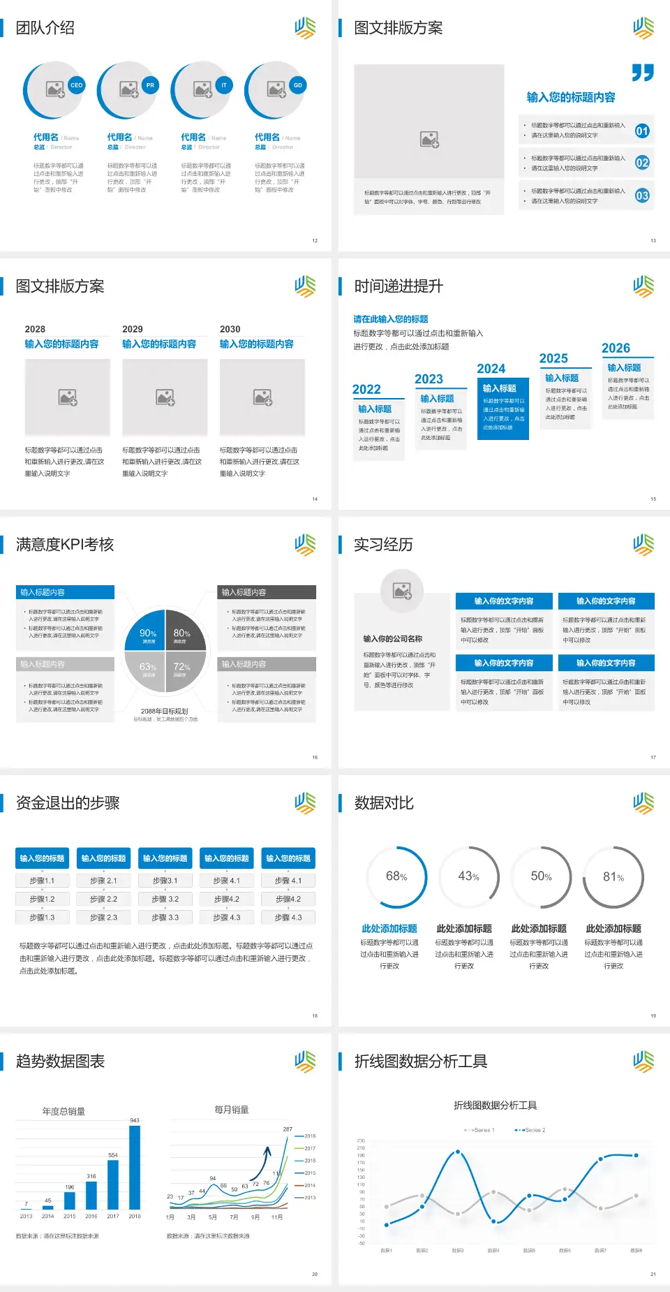 乌鲁木齐眼科医院培训与教育PPT模板4:3格式幻灯片预览图3