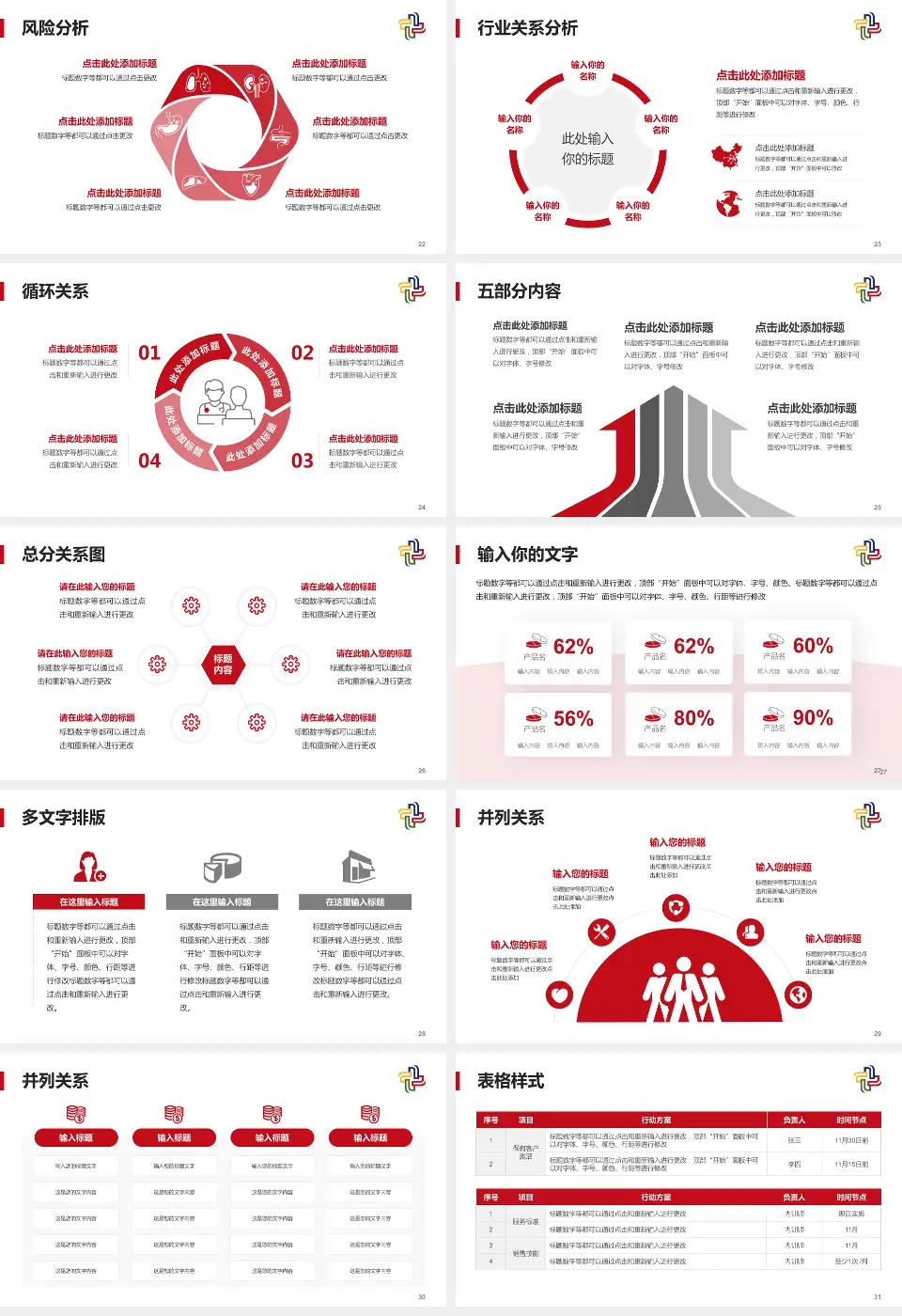 拉萨市人民医院科室介绍与推广PPT模板16:9格式幻灯片预览图4
