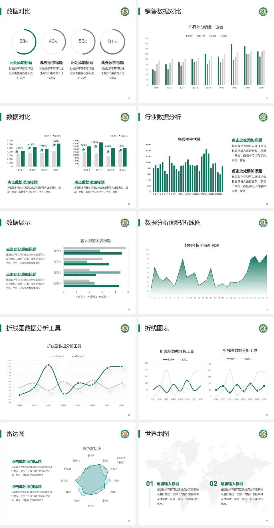 克拉玛依市中心医院会议与研讨会PPT模板4:3格式幻灯片预览图5