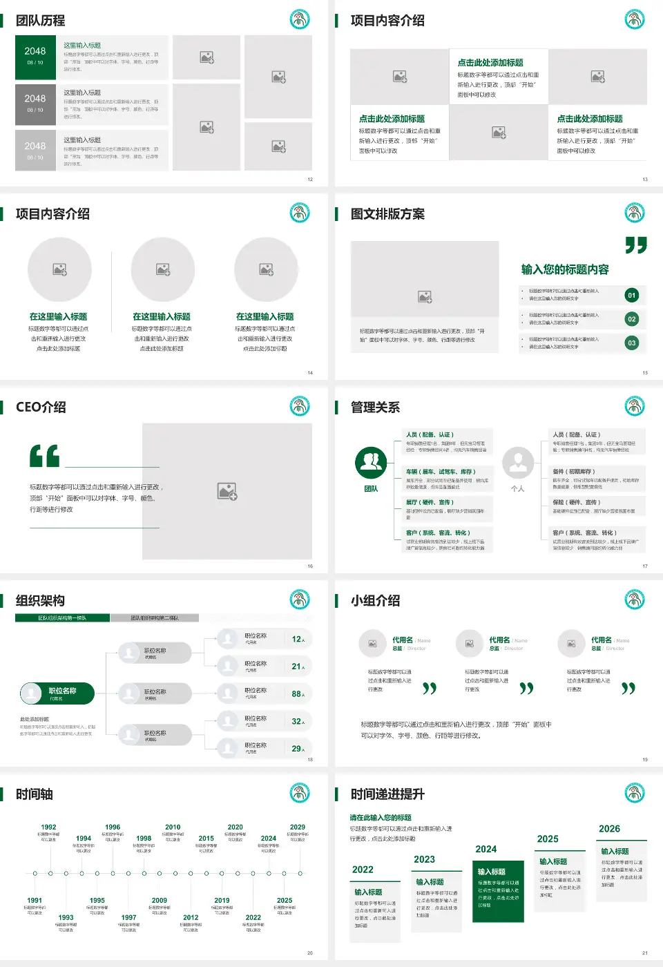 河南蒙古族自治县人民医院医院管理报告PPT模板16:9格式幻灯片预览图3