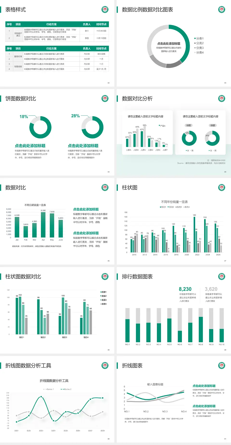 银川市第一人民医院医院简介/日常通用PPT模板4:3格式幻灯片预览图6