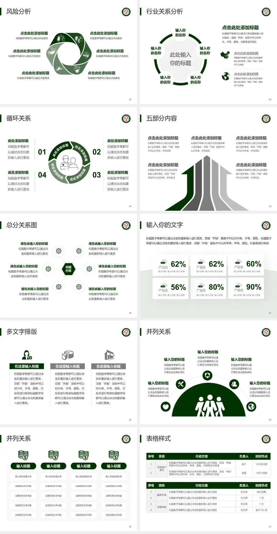 青海省交通医院科室介绍与推广PPT模板4:3格式幻灯片预览图4
