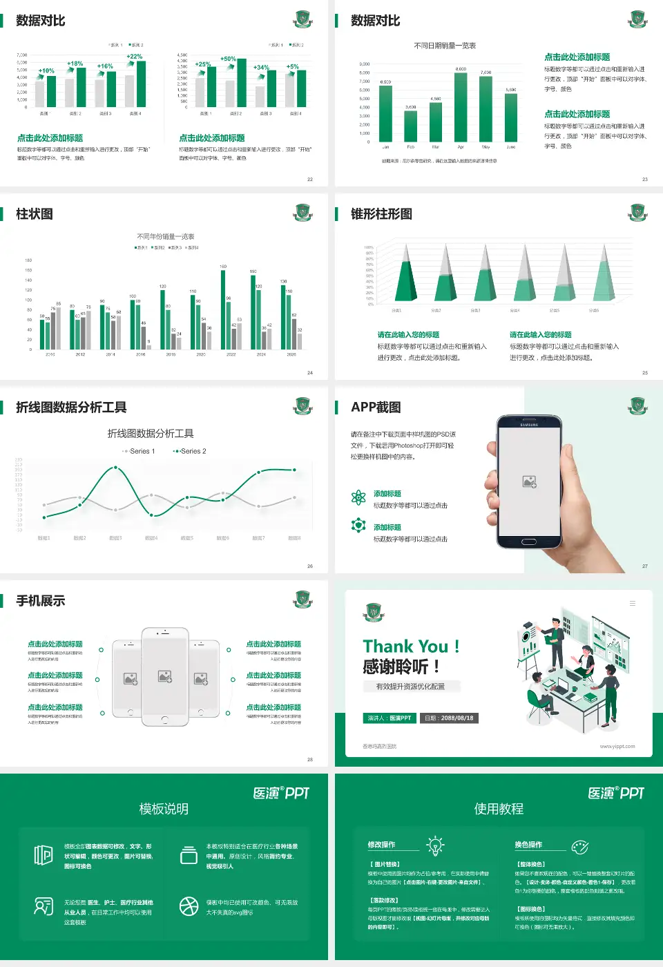 香港玛嘉烈医院财务与预算报告PPT模板16:9格式幻灯片预览图4