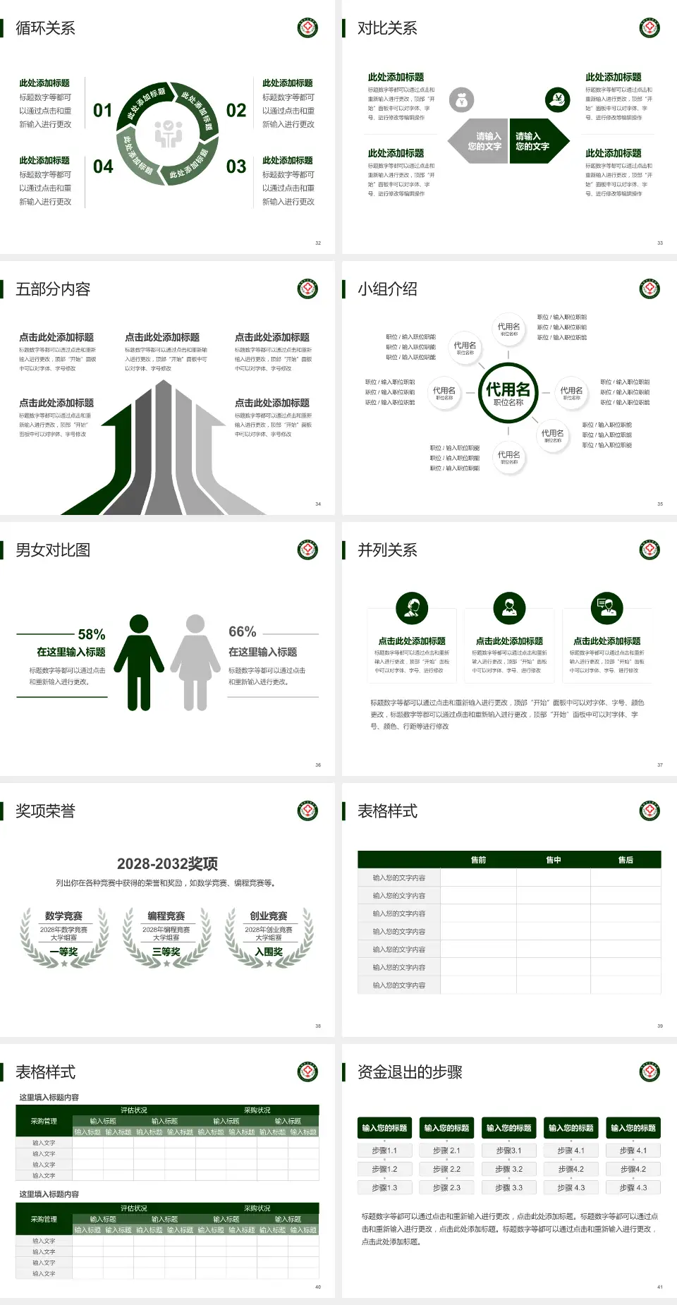 青海省交通医院医院简介/日常通用PPT模板4:3格式幻灯片预览图5
