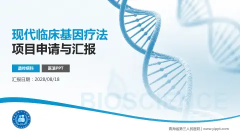 青海省第三人民医院项目申请与汇报PPT模板