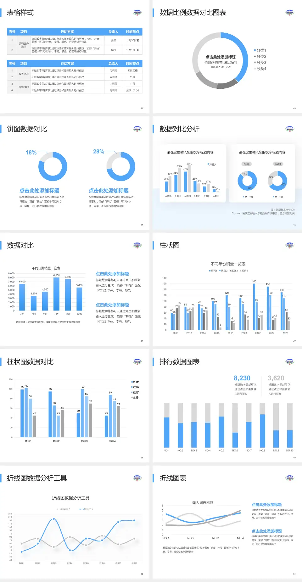 青海省藏医院医院简介/日常通用PPT模板4:3格式幻灯片预览图6
