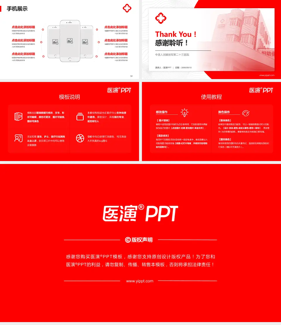 中国人民解放军第二十三医院医院管理报告PPT模板16:9格式幻灯片预览图7
